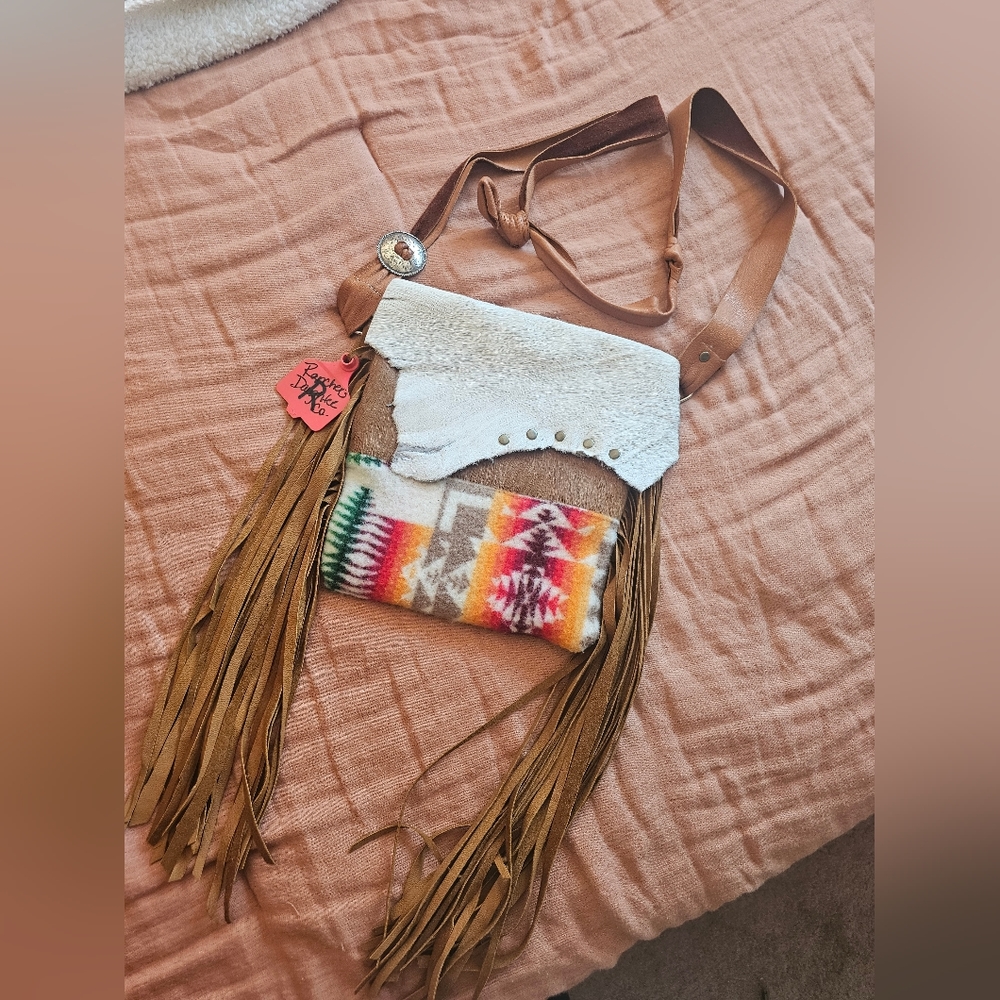 Ranchers Daughter purse with Pendleton accent